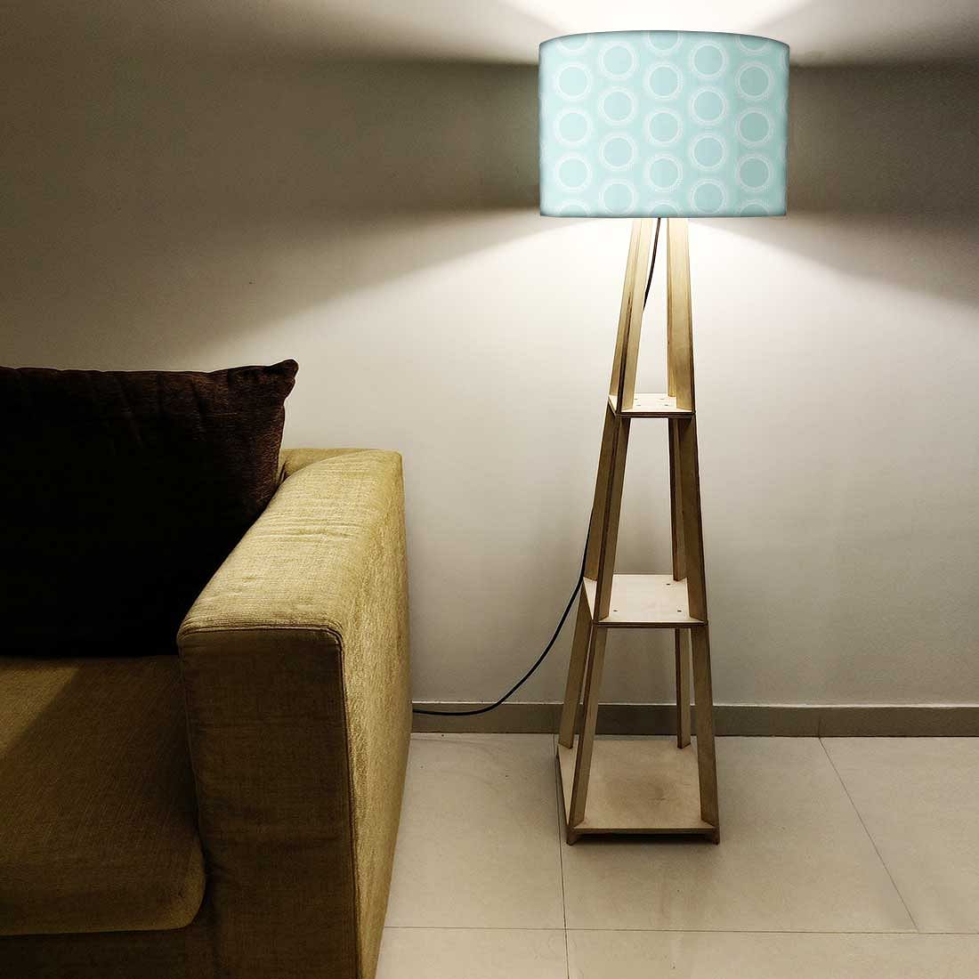 Floor Lamps for Living Room - Green Pattern Circle - Image 5