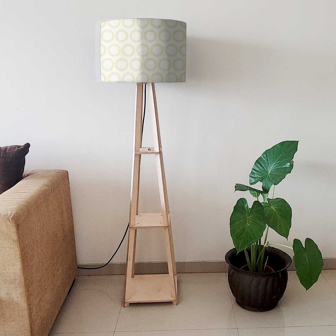 Tripod Floor Lamp - Yellow Pattern Circle - Image 6