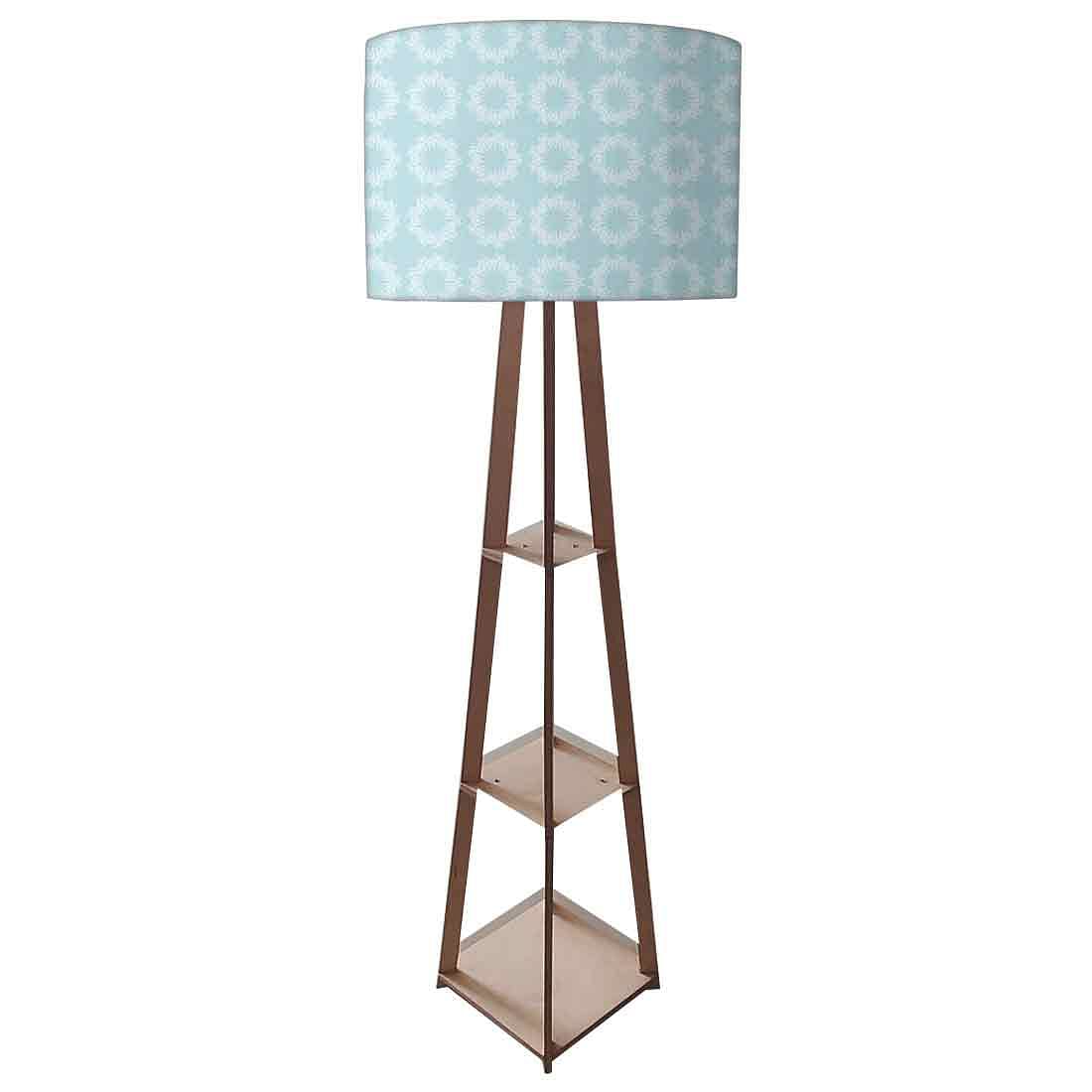 Standing Wooden Tripod Light - Pattern Design - Image 4