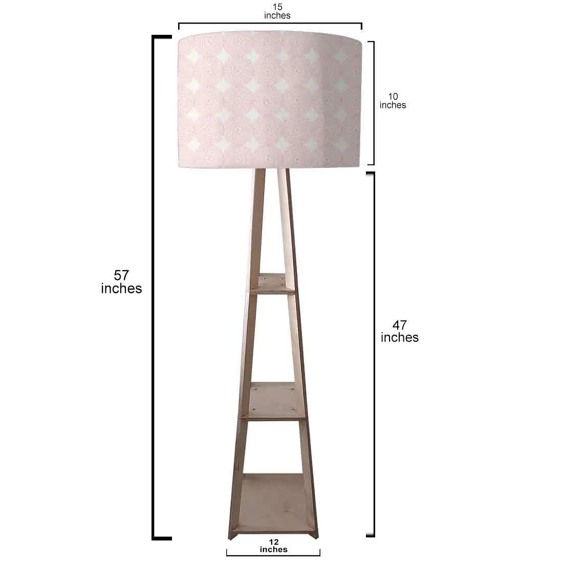 Pink Wooden Floor Lamps Online for Bedroom - Image 3
