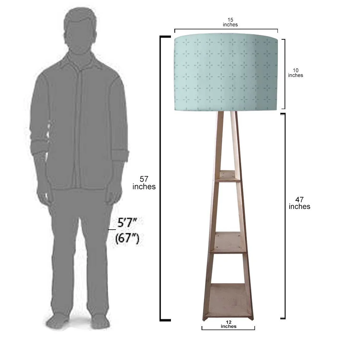Floor Lamps for Living Room  -   Mini Cross - Image 7