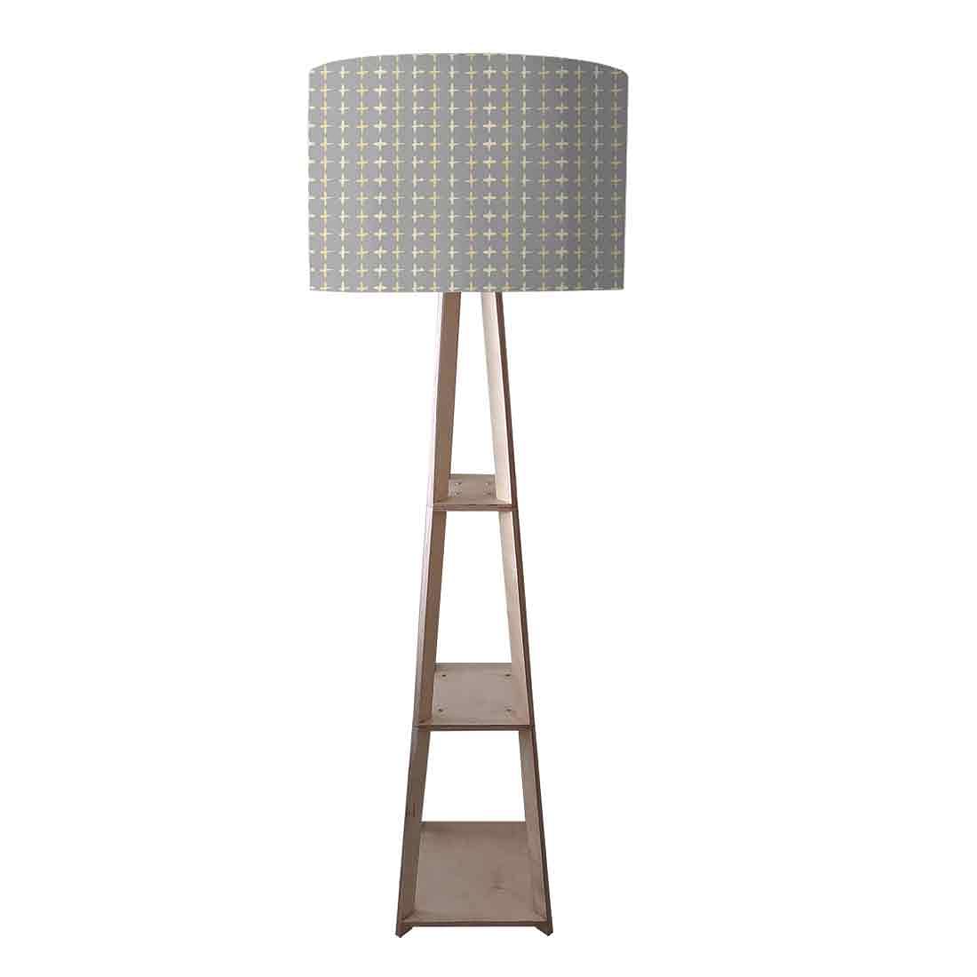 Tripod Floor Lamp - Grey Cross