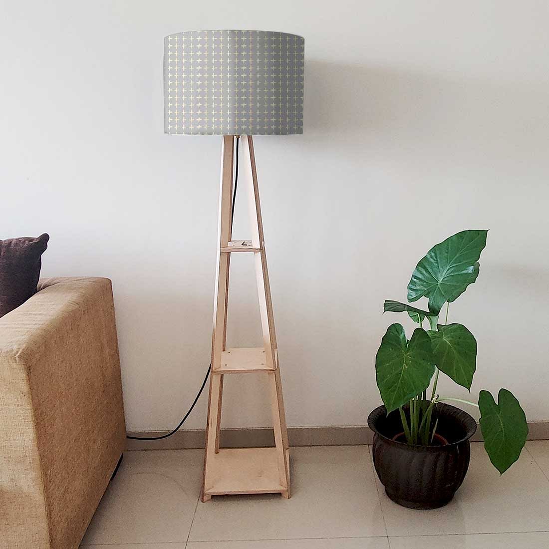 Tripod Floor Lamp - Grey Cross - Image 6