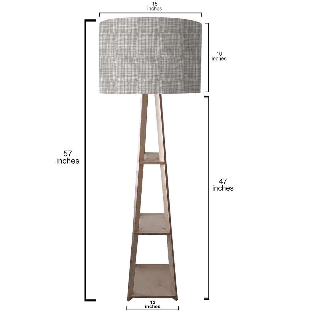 Floor Lamps For Living Room  -   Brown Line Pattern - Image 3