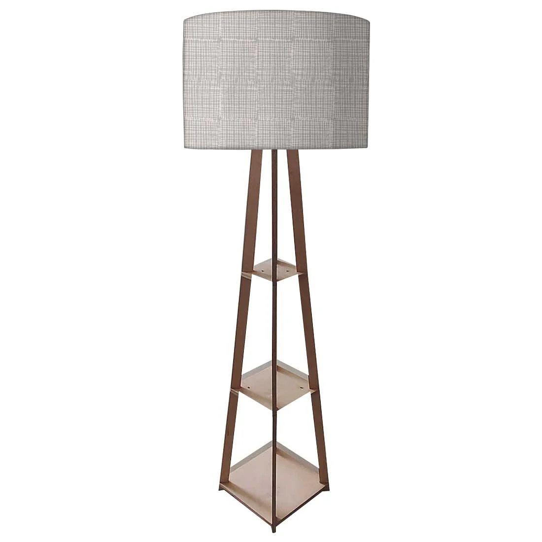 Floor Lamps For Living Room  -   Brown Line Pattern - Image 4