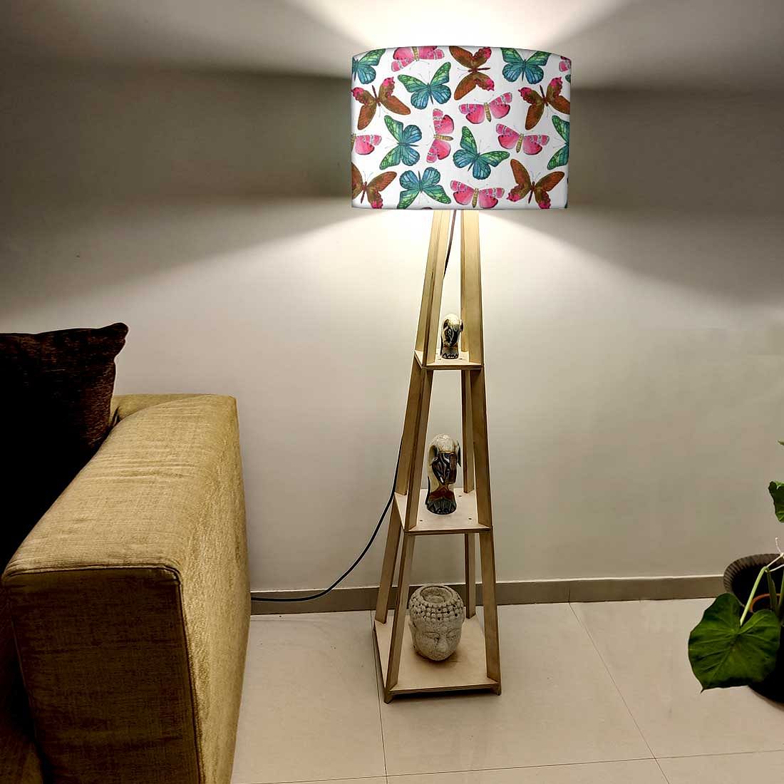 Butterfly End Table Floor Lamp for Living Room - Image 4