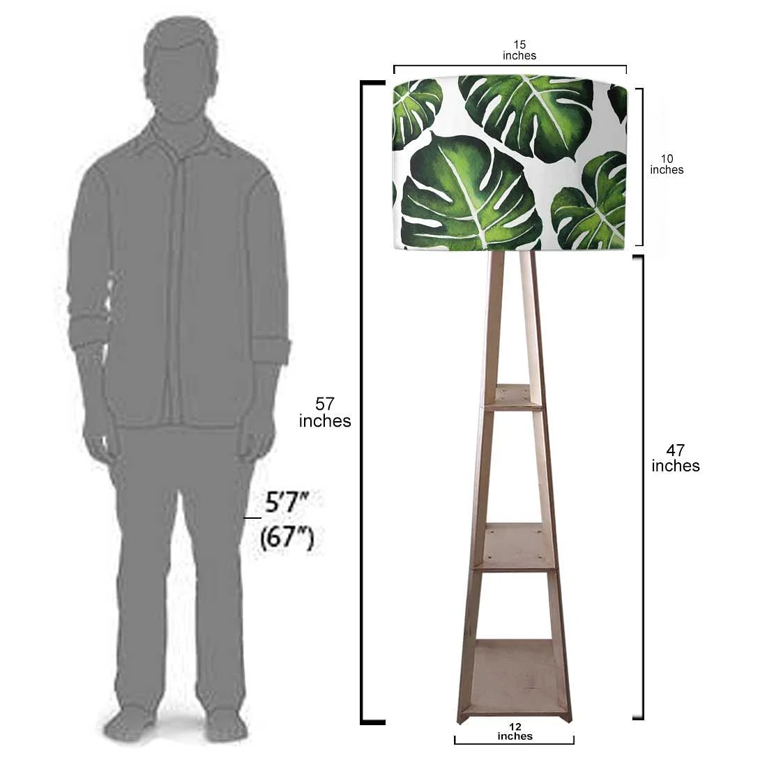 Floor Standing Lamps - Purple Retro Pattern - Image 7