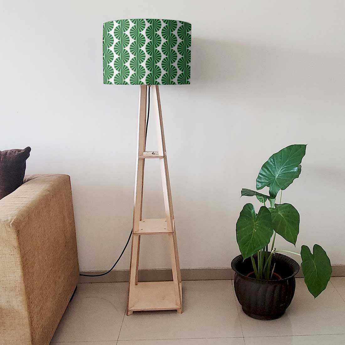 Large Wooden Floor Lamp - Retro Art - Image 6
