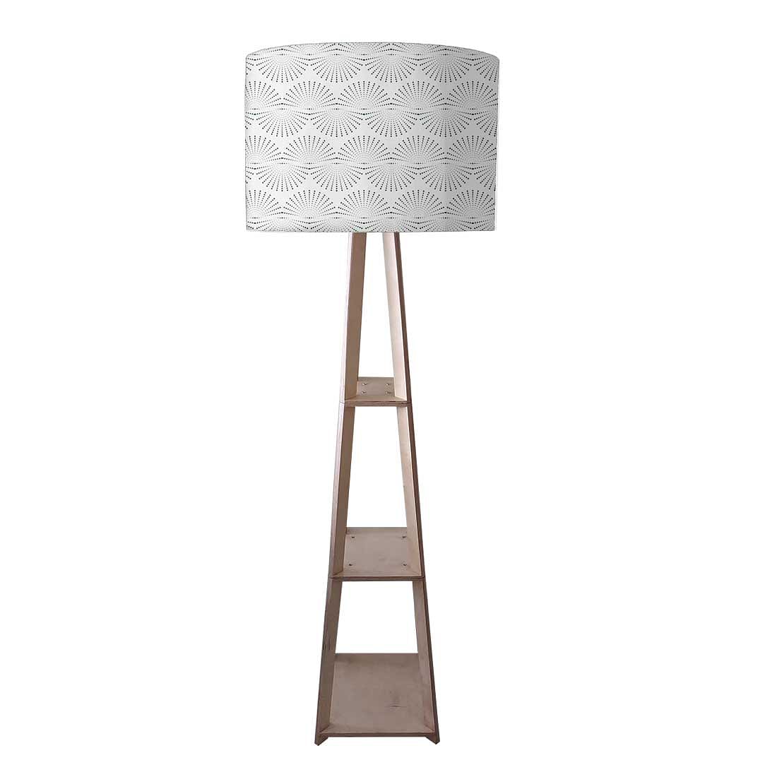 Modern Floor Lamps For Living Room - Retro Grey Pattern