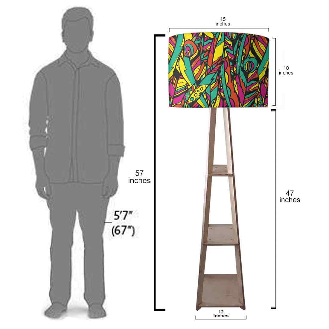 Wooden Standing Tripod Lamp for Living Room - Space - Image 7