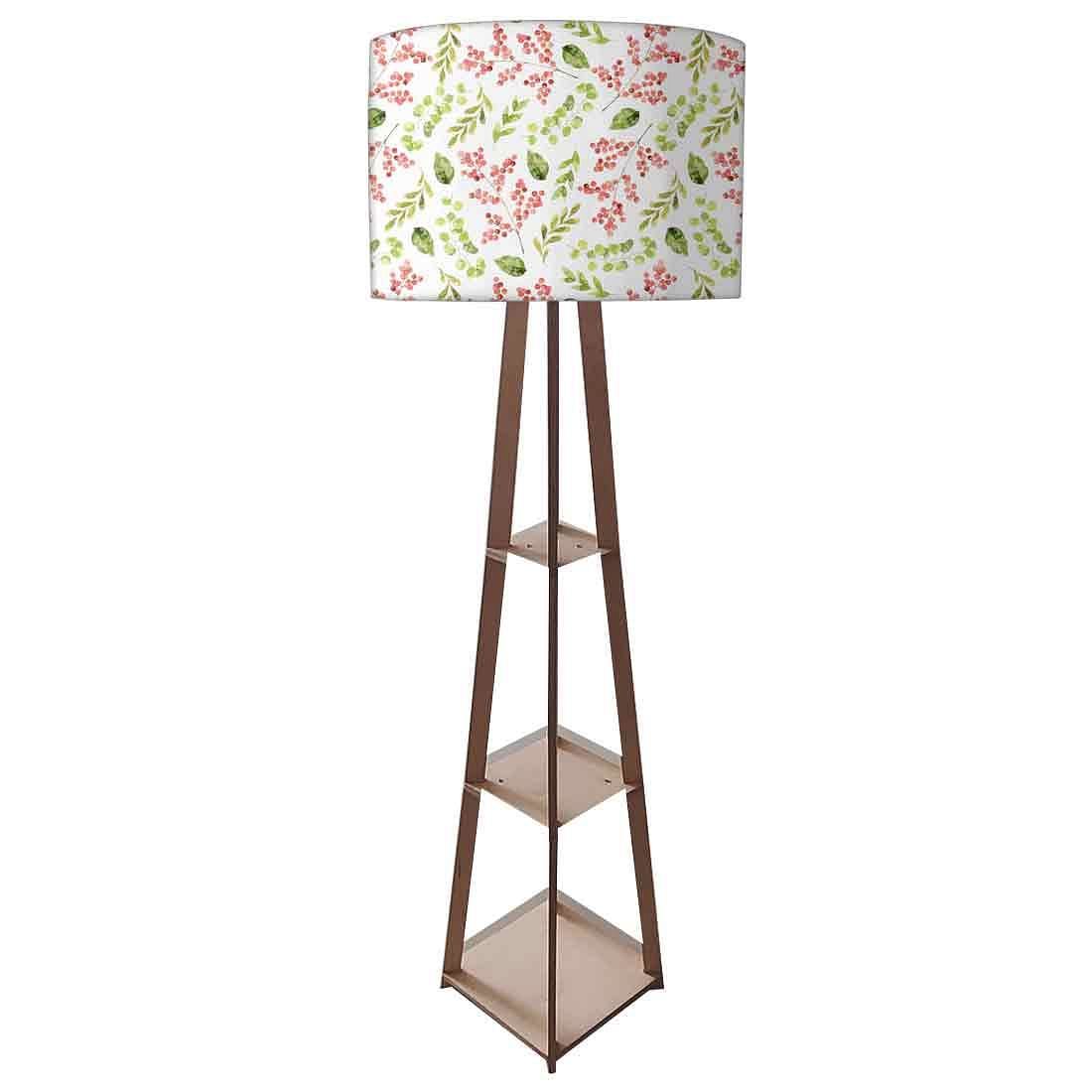 Standing Tripod Lamp  -   Pink Flower - Image 4