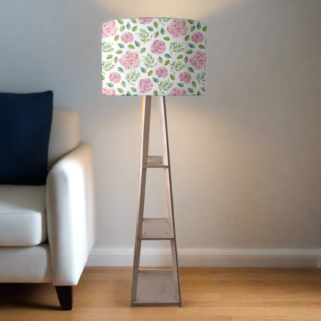 Modern Floor Lamps - Space Purple Watercolor