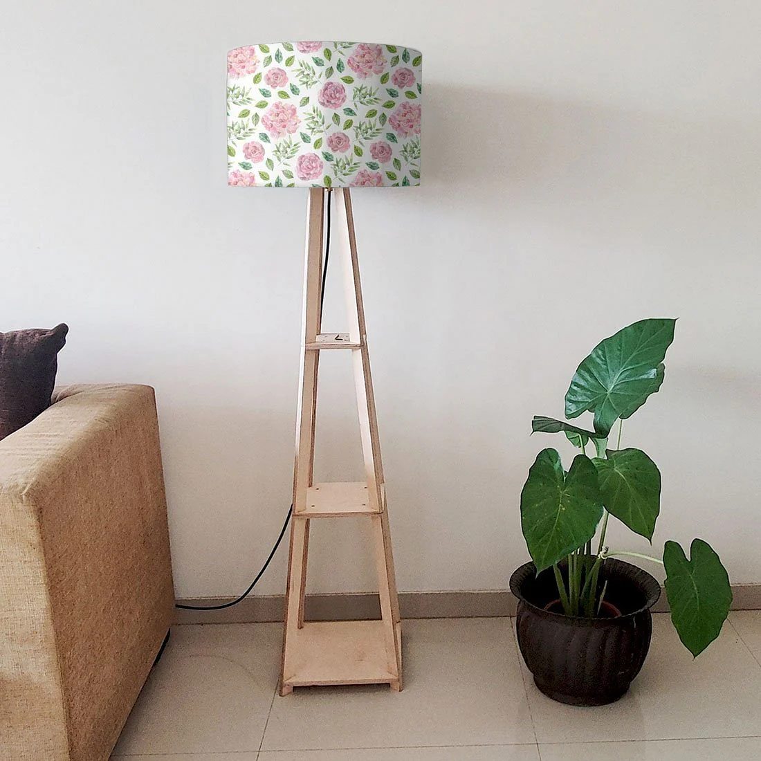 Modern Floor Lamps - Space Purple Watercolor - Image 6