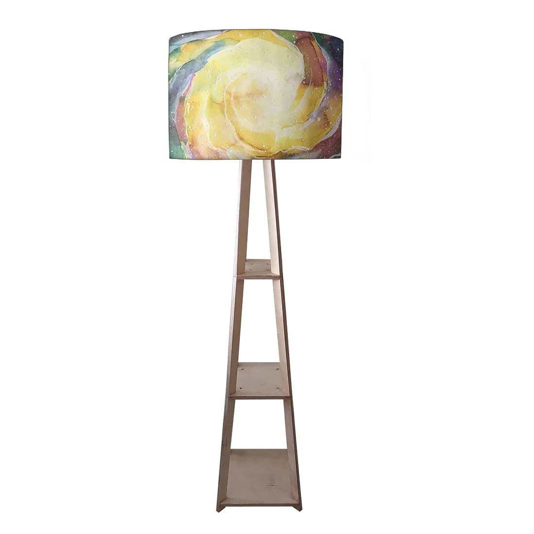 Standing Lamps For Living Room - Space Dark Purple Watercolor