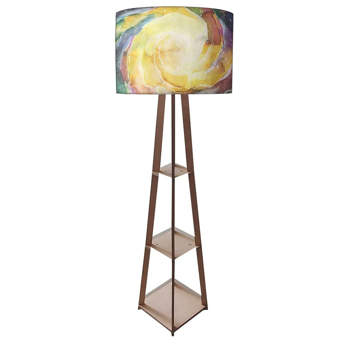 Standing Lamps For Living Room - Space Dark Purple Watercolor - Image 4