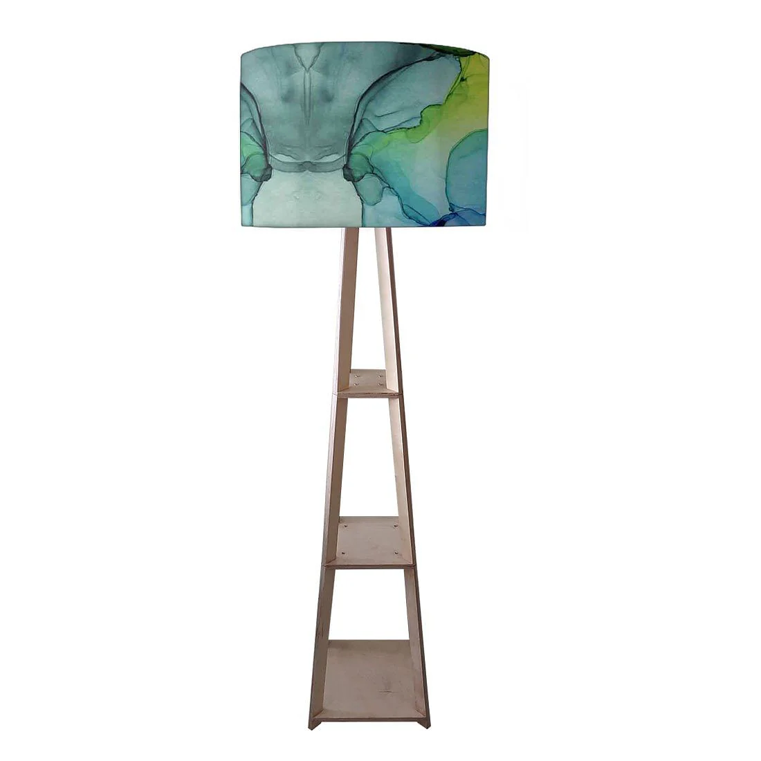 Floor Lamps For Living Room  -   Pink Orange Ink Watercolor