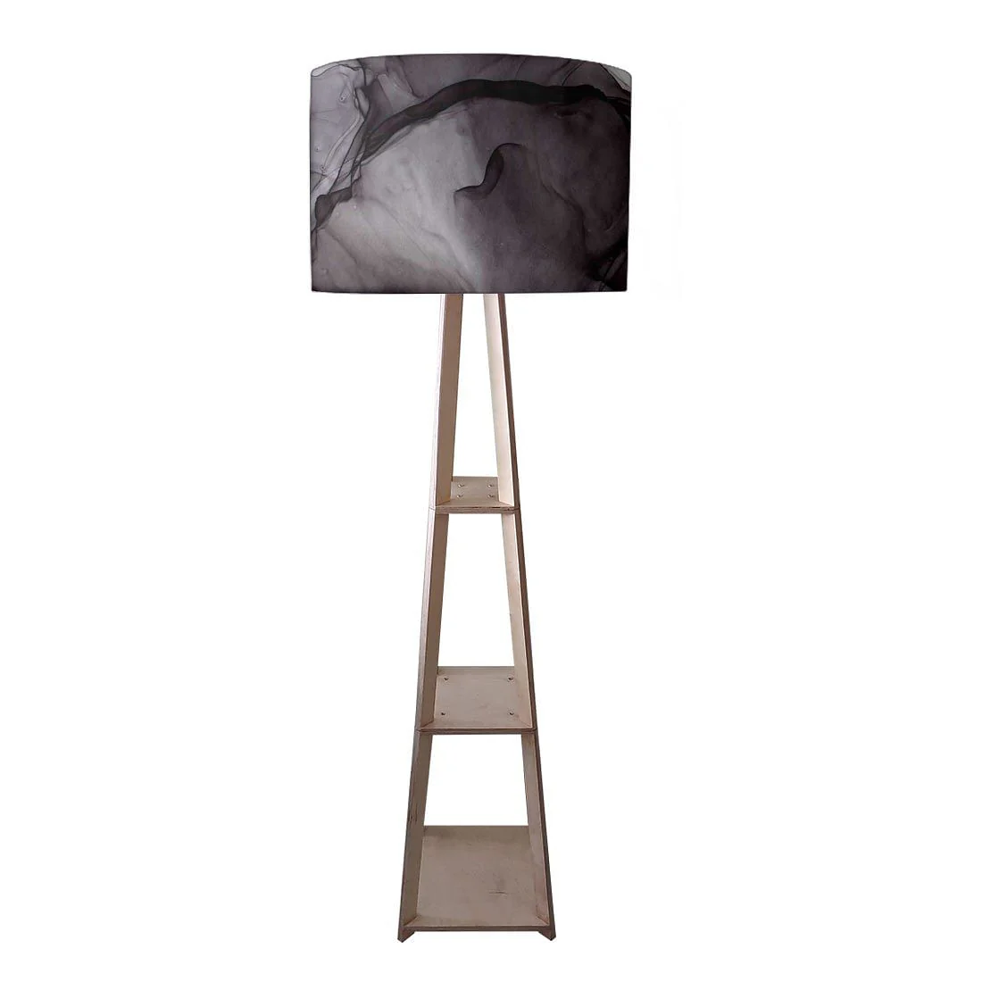 Modern Floor Lamps For Living Room - Orange Pink Ink Watercolor