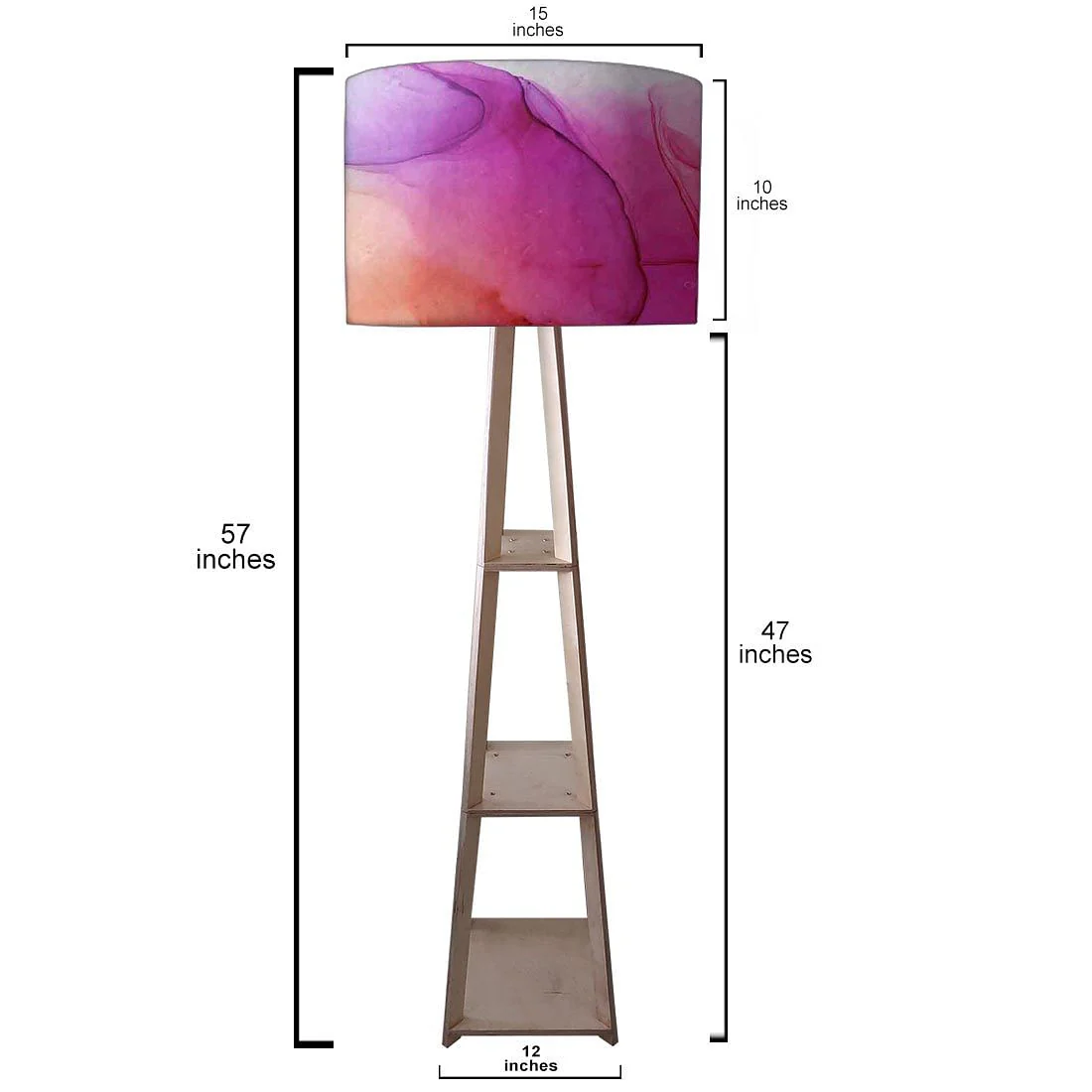 Tripod Wooden Tall Lamps for Bedroom - Image 4
