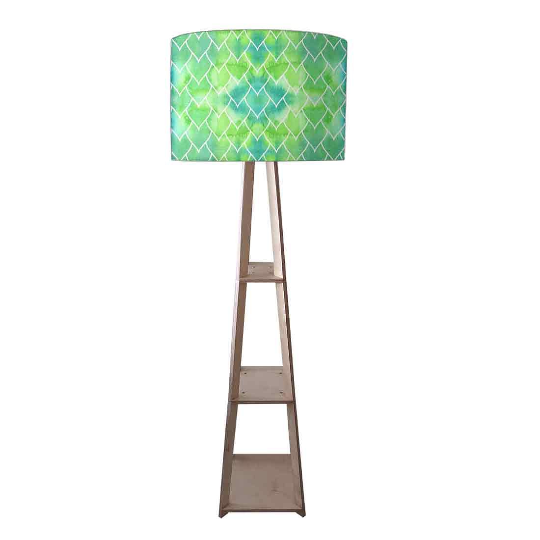 Wooden Tripod Floor Lamp - Floral Branches Spring Collection