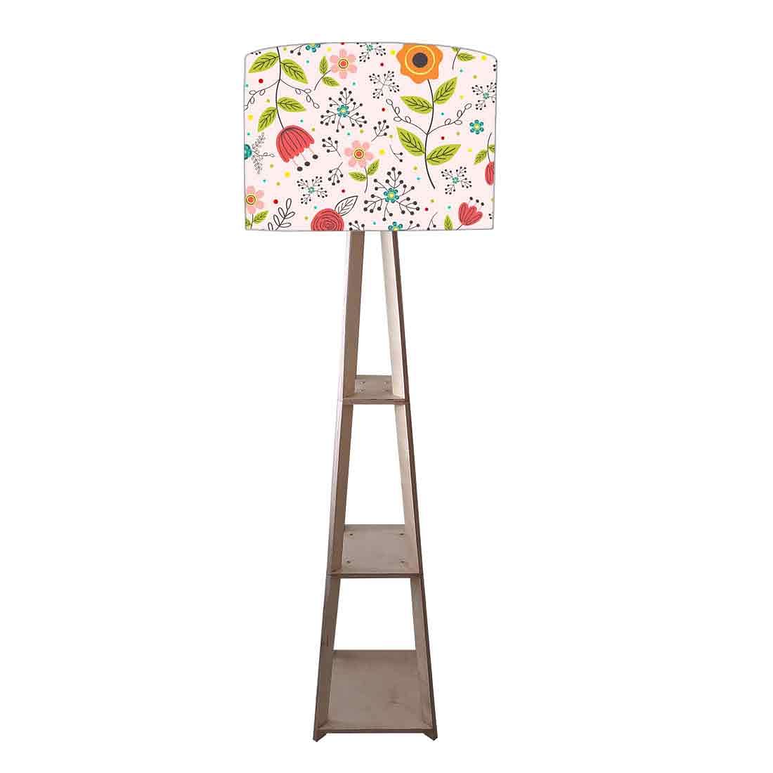 Wooden Lamps For Bedroom Night Light - Spring Floral