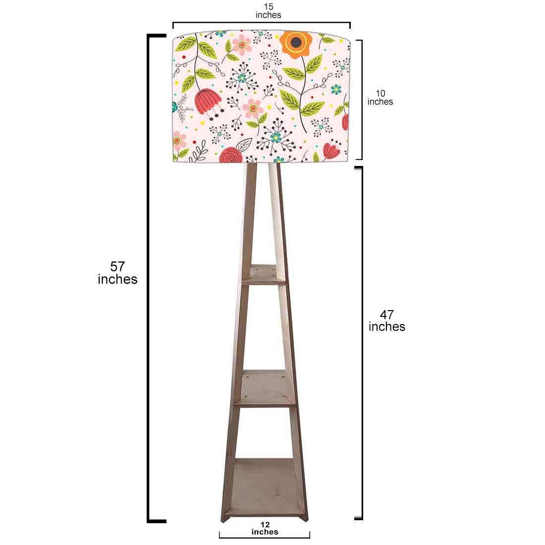 Wooden Lamps For Bedroom Night Light - Spring Floral - Image 3