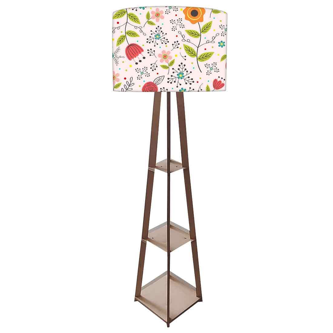 Wooden Lamps For Bedroom Night Light - Spring Floral - Image 4