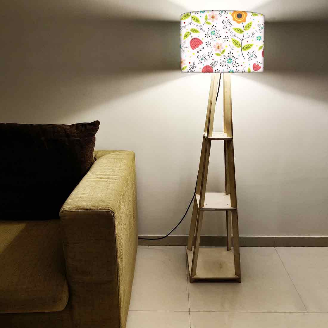Wooden Lamps For Bedroom Night Light - Spring Floral - Image 5