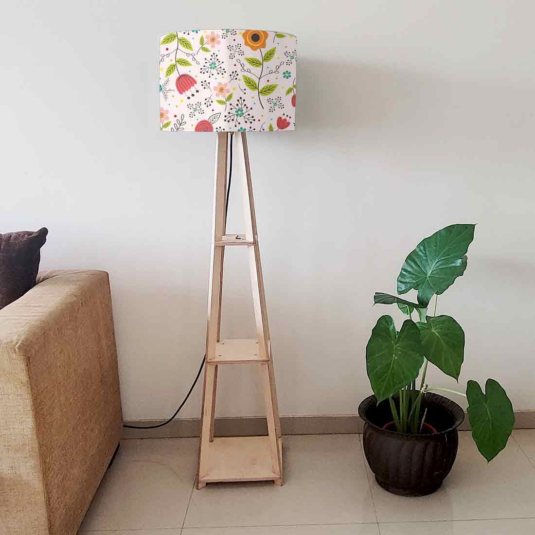 Wooden Lamps For Bedroom Night Light - Spring Floral - Image 6