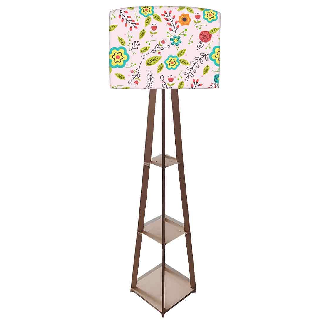 Small Wooden Floor Lamp - Flower Collection - Image 4