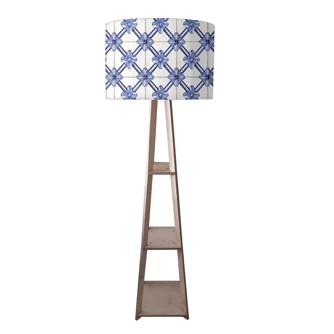 Floor Standing Lamps for Living Room - Portuguese Checks - Image 3