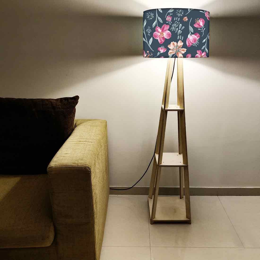 Tripod Floor Lamp - Night Flowers - Image 5