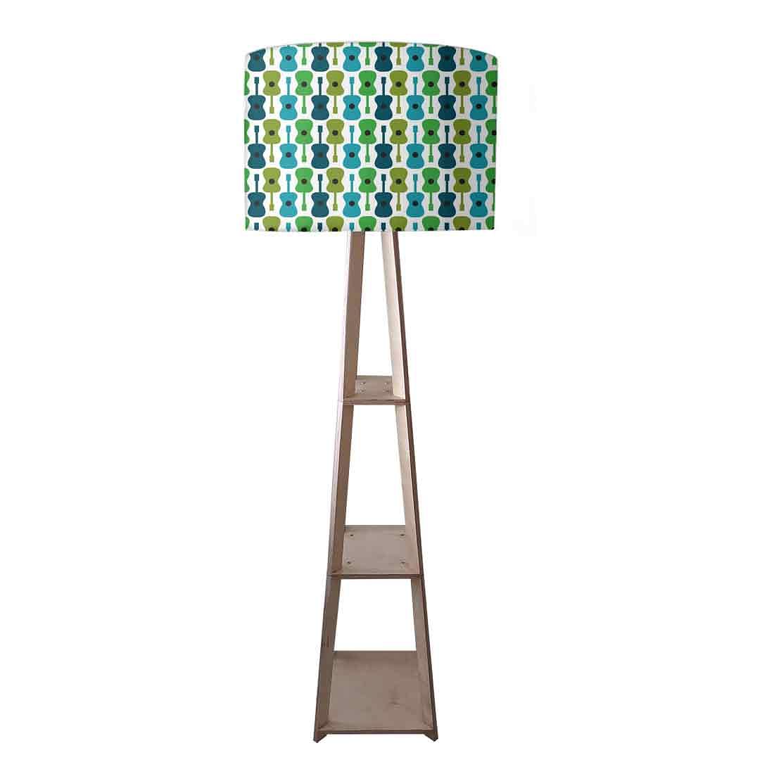Shelf Tripod Floor Lamp - Guitars