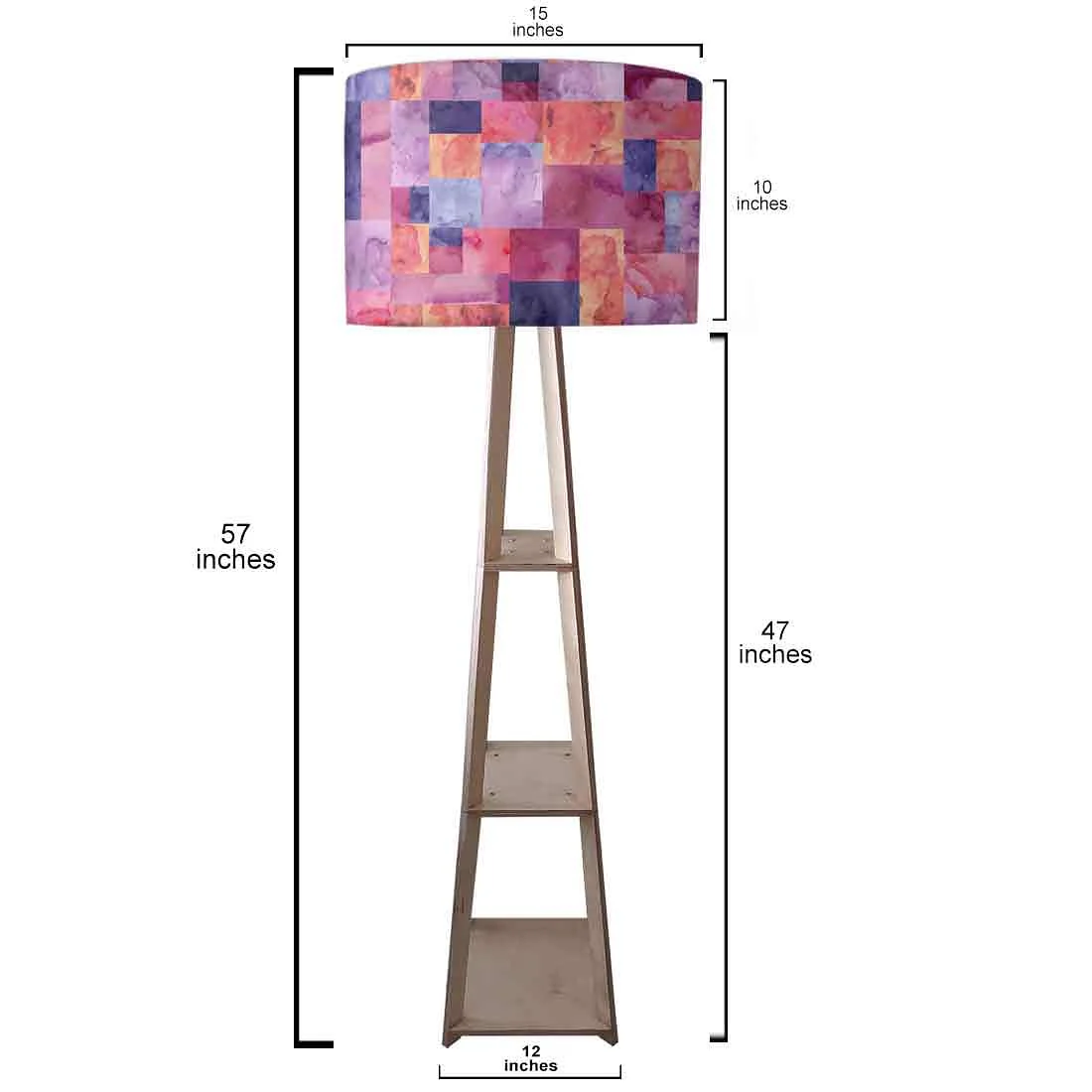 Modern Floor Lamps For Living Room - Pink Stone Effect - Image 3