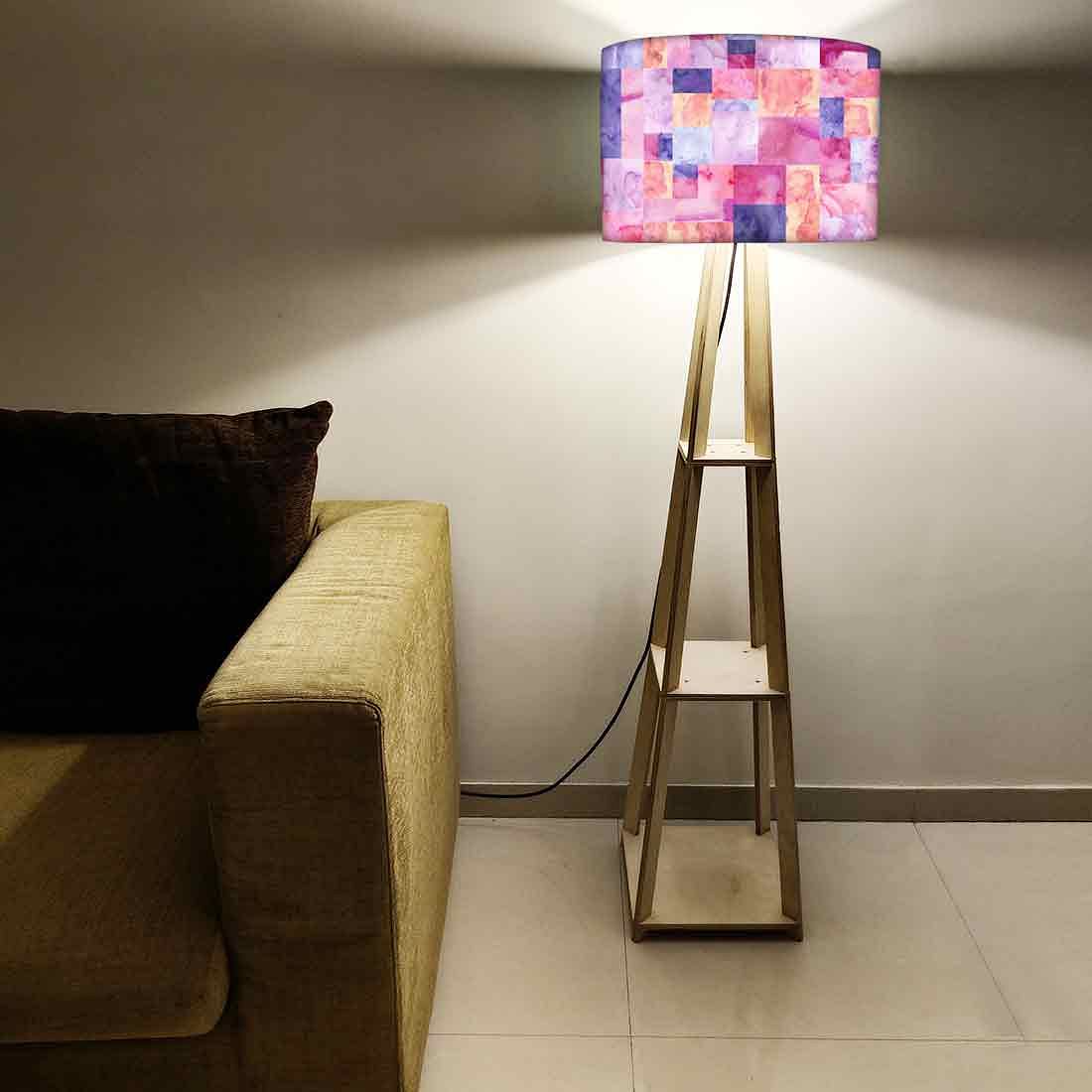 Modern Floor Lamps For Living Room - Pink Stone Effect - Image 5