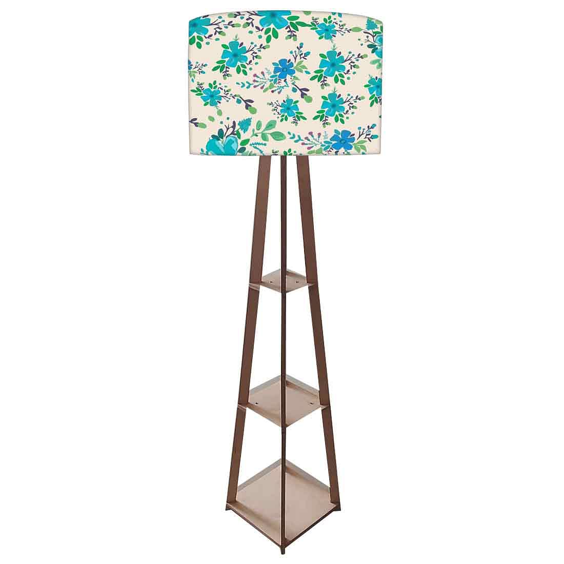 Bright Blue Flowers Floor Lamps for Bedroom Light - Image 5