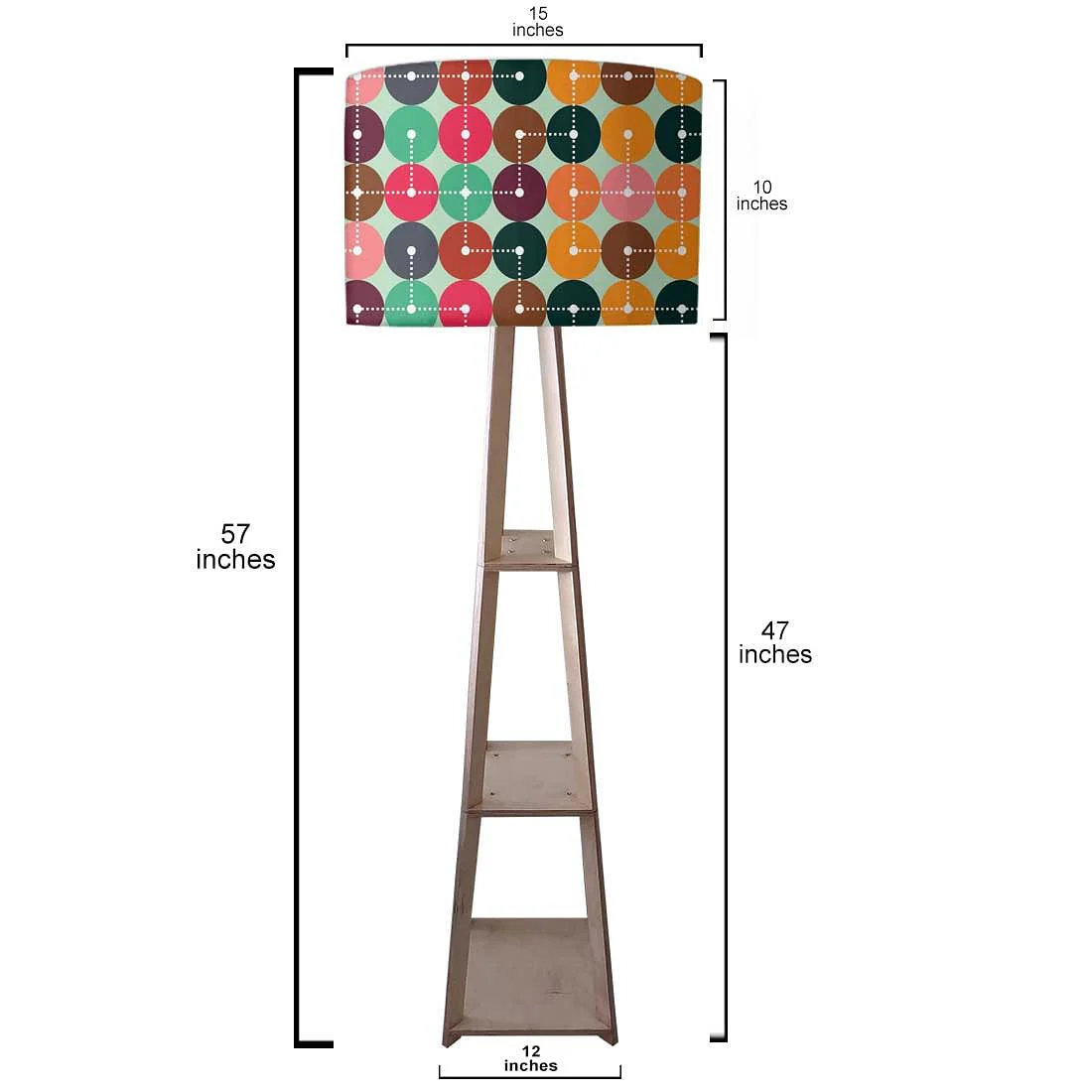 Tripod Floor Standing Lamps for Living Room - Retro Décor - Image 3