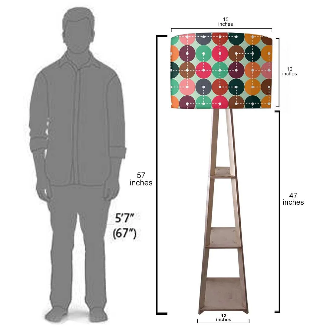 Tripod Floor Standing Lamps for Living Room - Retro Décor - Image 7