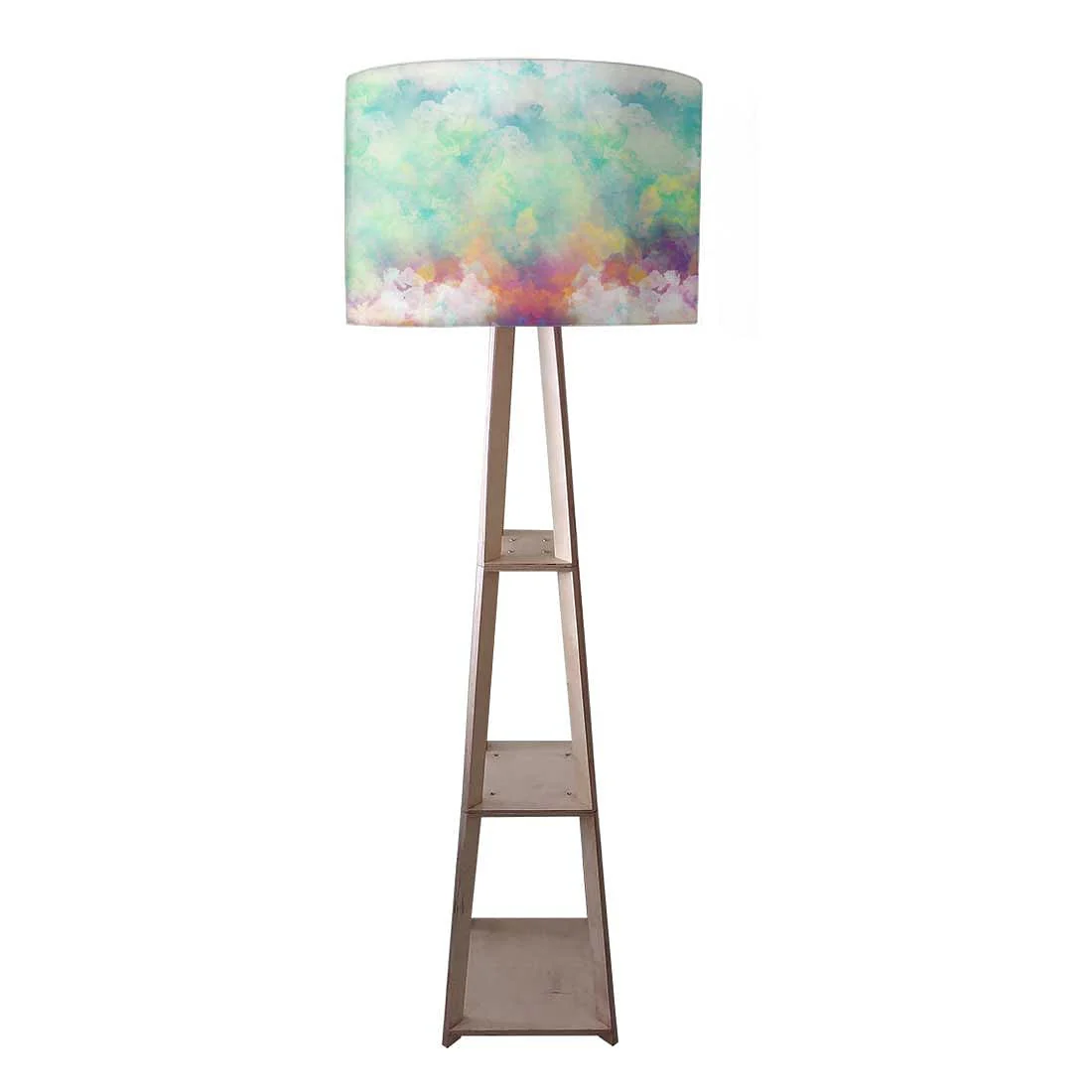 Small Wooden Floor Lamp - Astroworld