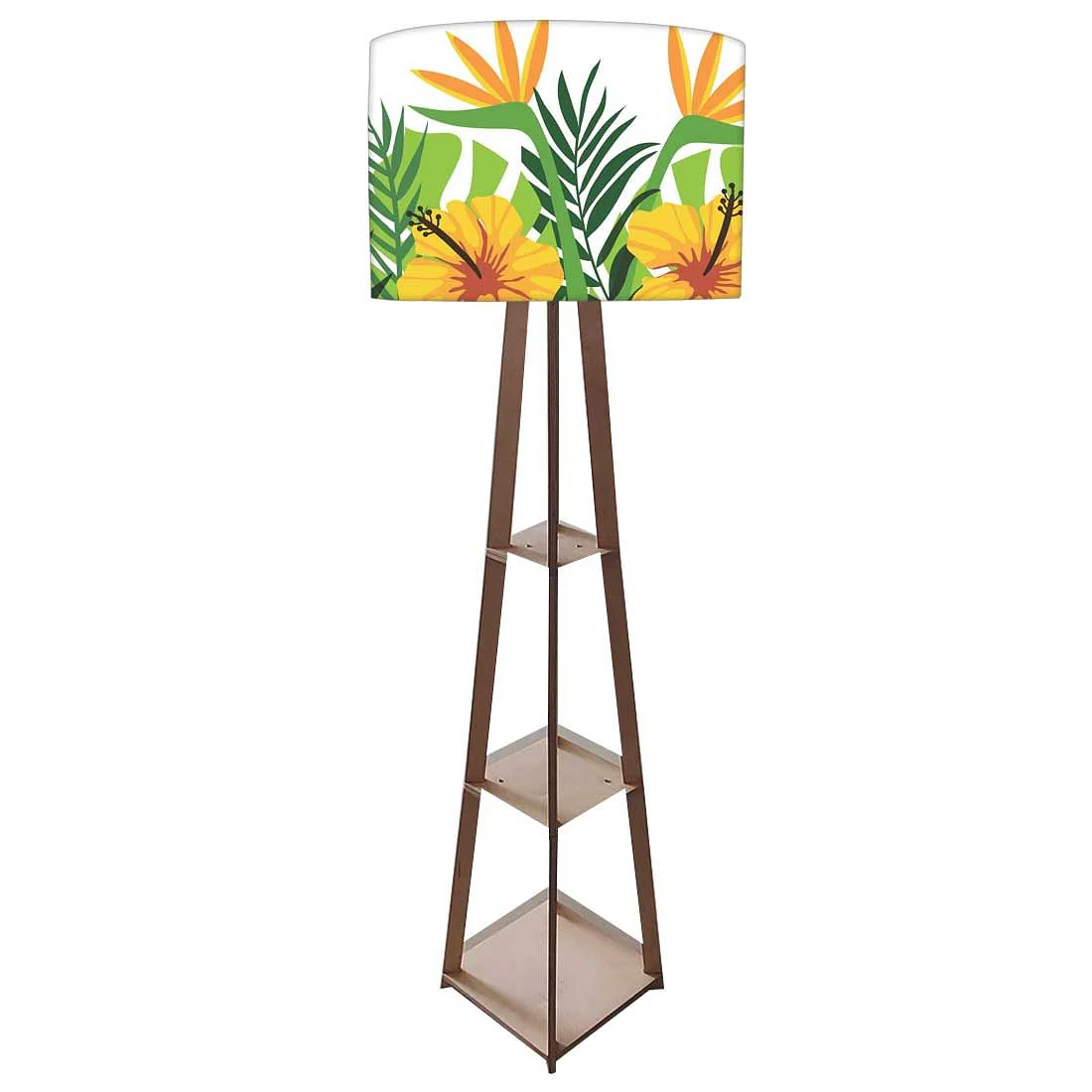 Standing Tripod Lamp for Living Room - Floral Love - Image 4