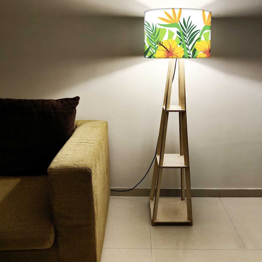 Standing Tripod Lamp for Living Room - Floral Love - Image 5