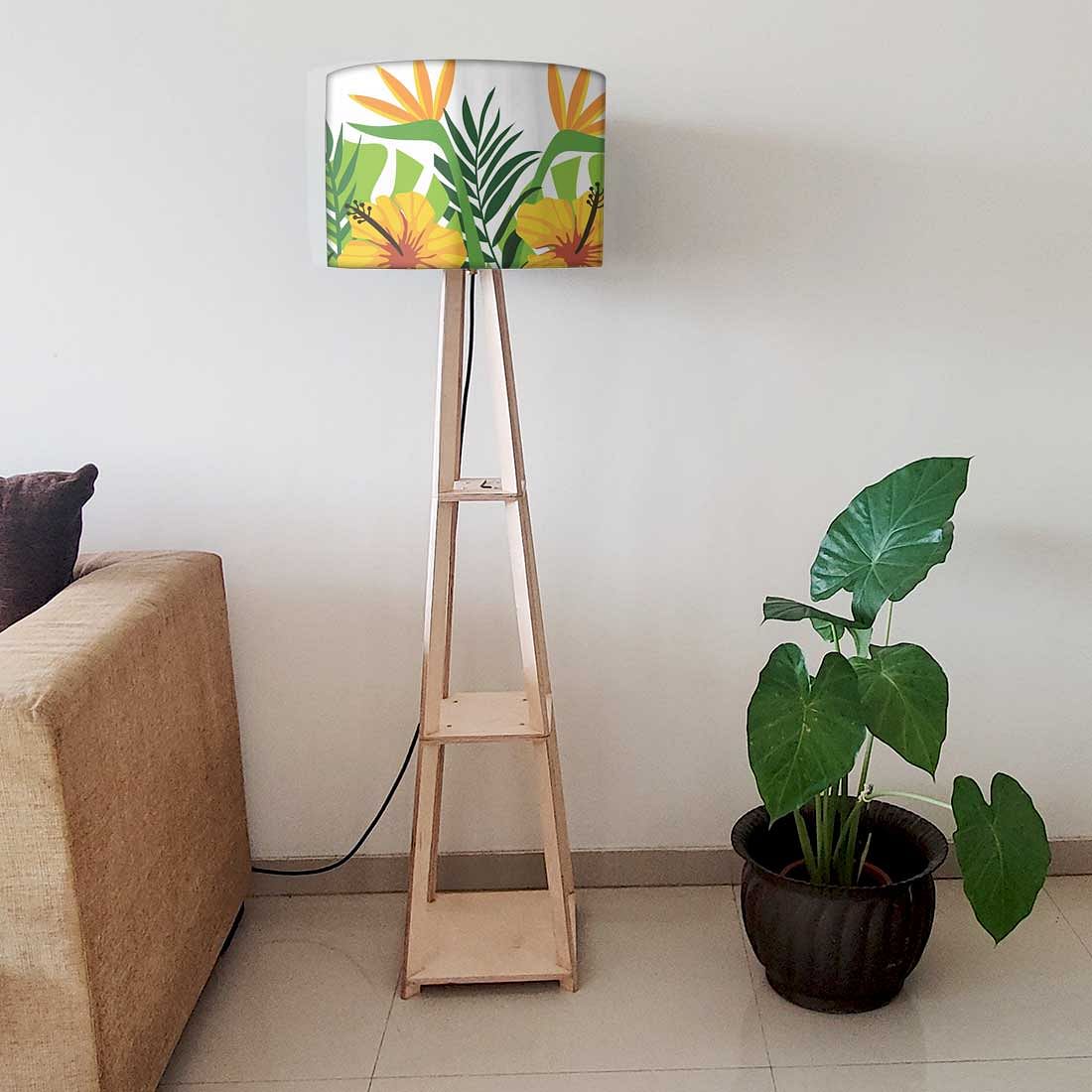 Standing Tripod Lamp for Living Room - Floral Love - Image 6