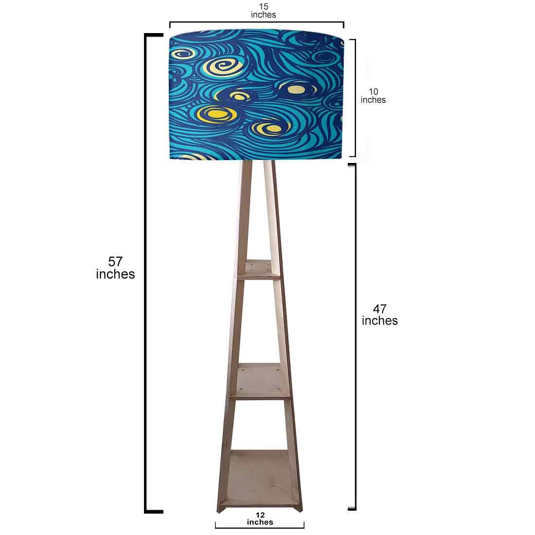 Wooden Corner Lamp Floor Light for Bedroom - Starry Night - Image 3