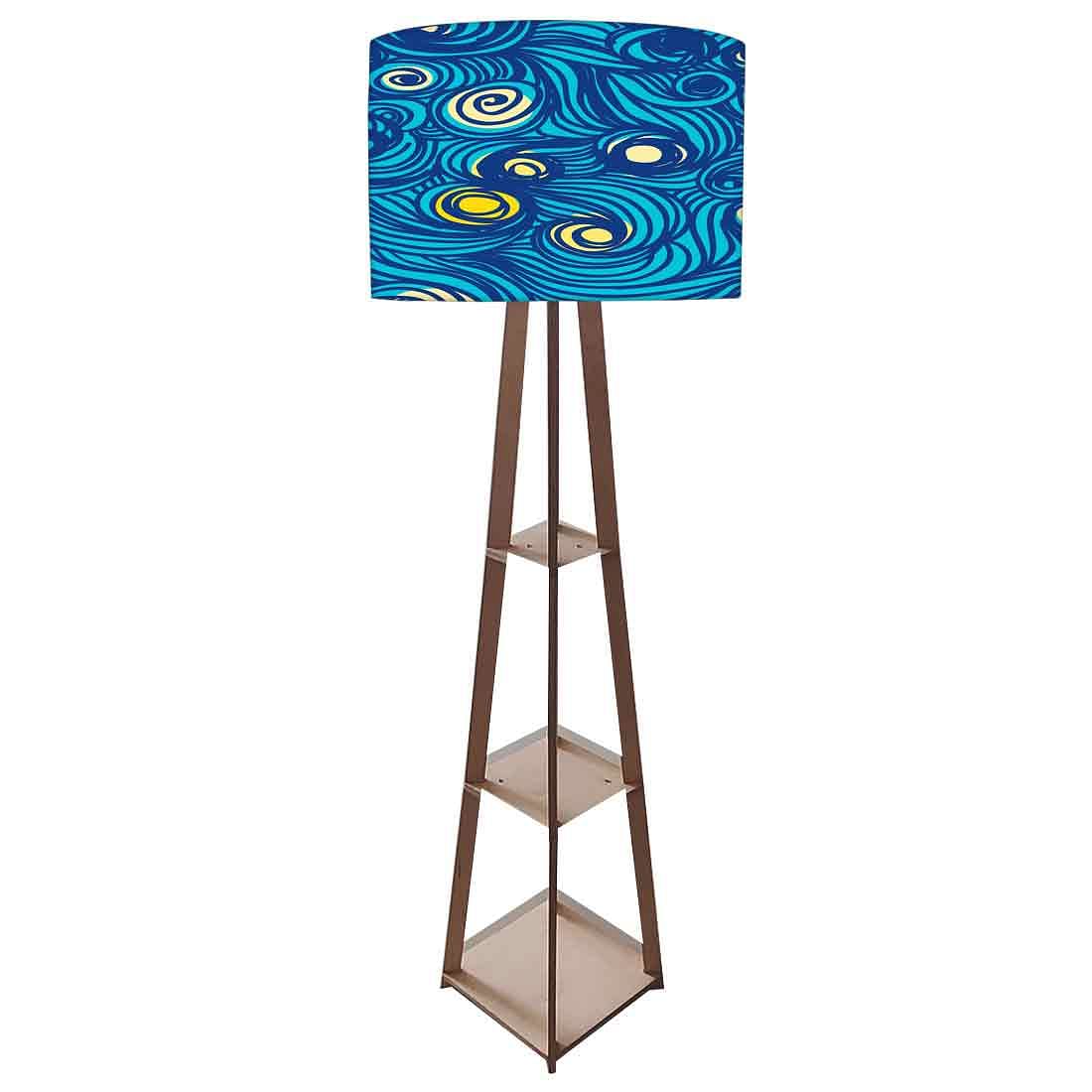 Wooden Corner Lamp Floor Light for Bedroom - Starry Night - Image 4