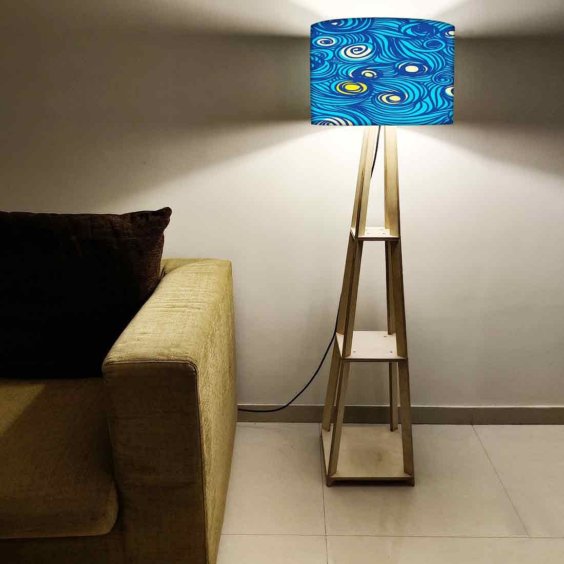 Wooden Corner Lamp Floor Light for Bedroom - Starry Night - Image 5