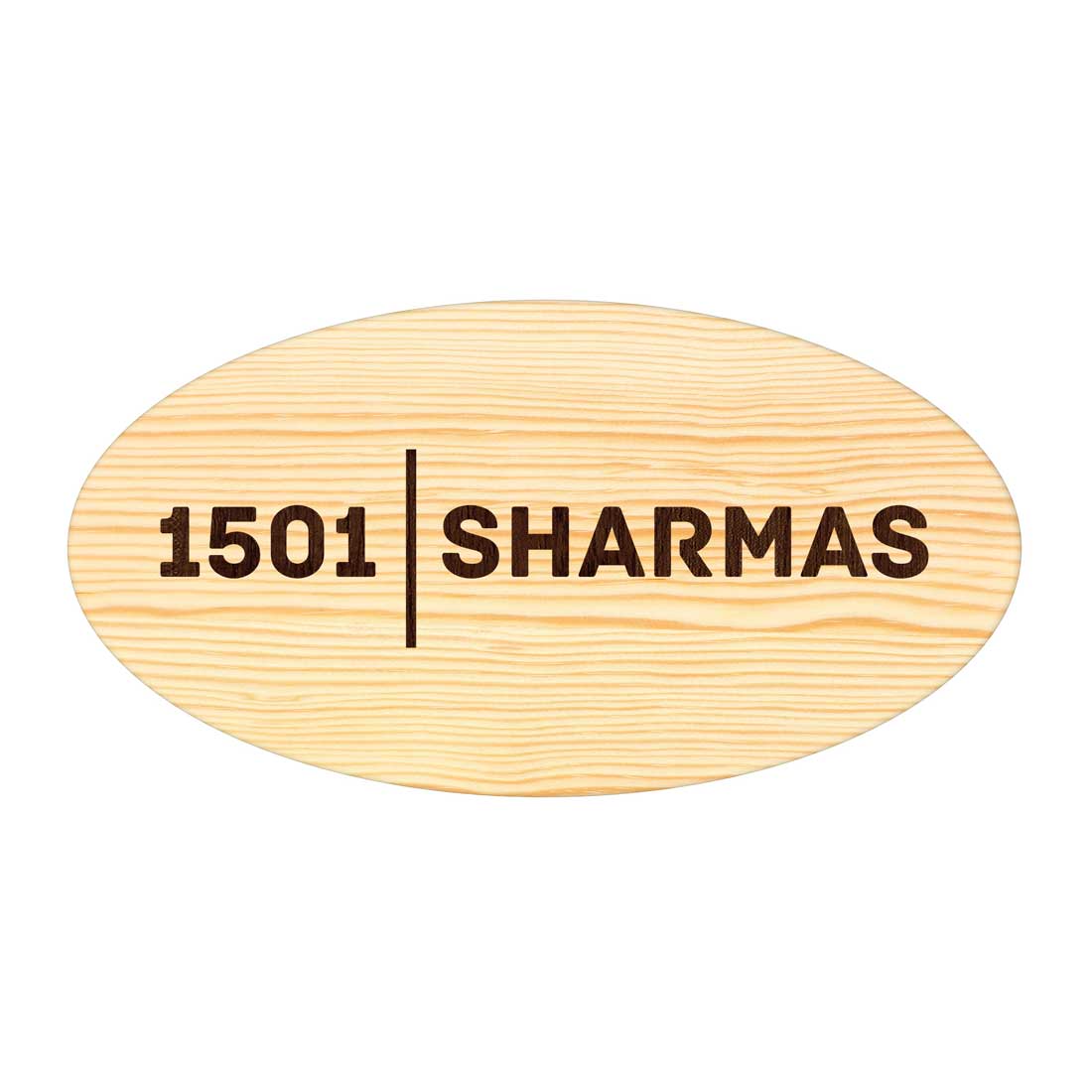 Wooden Nameplate for Home Bungalow Personalized Door Sign - Image 9
