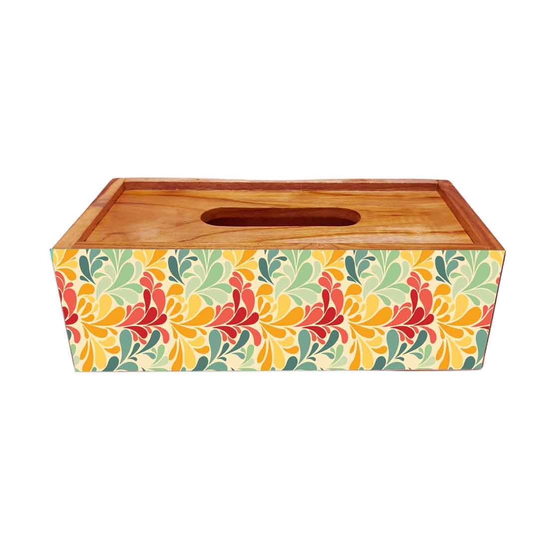 Designer Wooden Tissue Box Holder for Car Office - Image 3