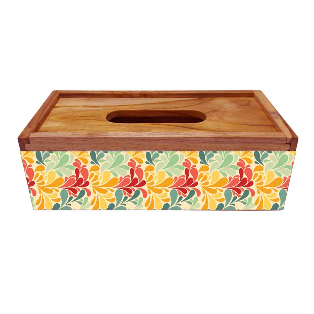 Designer Wooden Tissue Box Holder for Car Office - Image 4